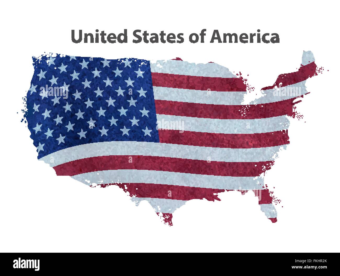 USA carte vectorielle. vector illustration Illustration de Vecteur