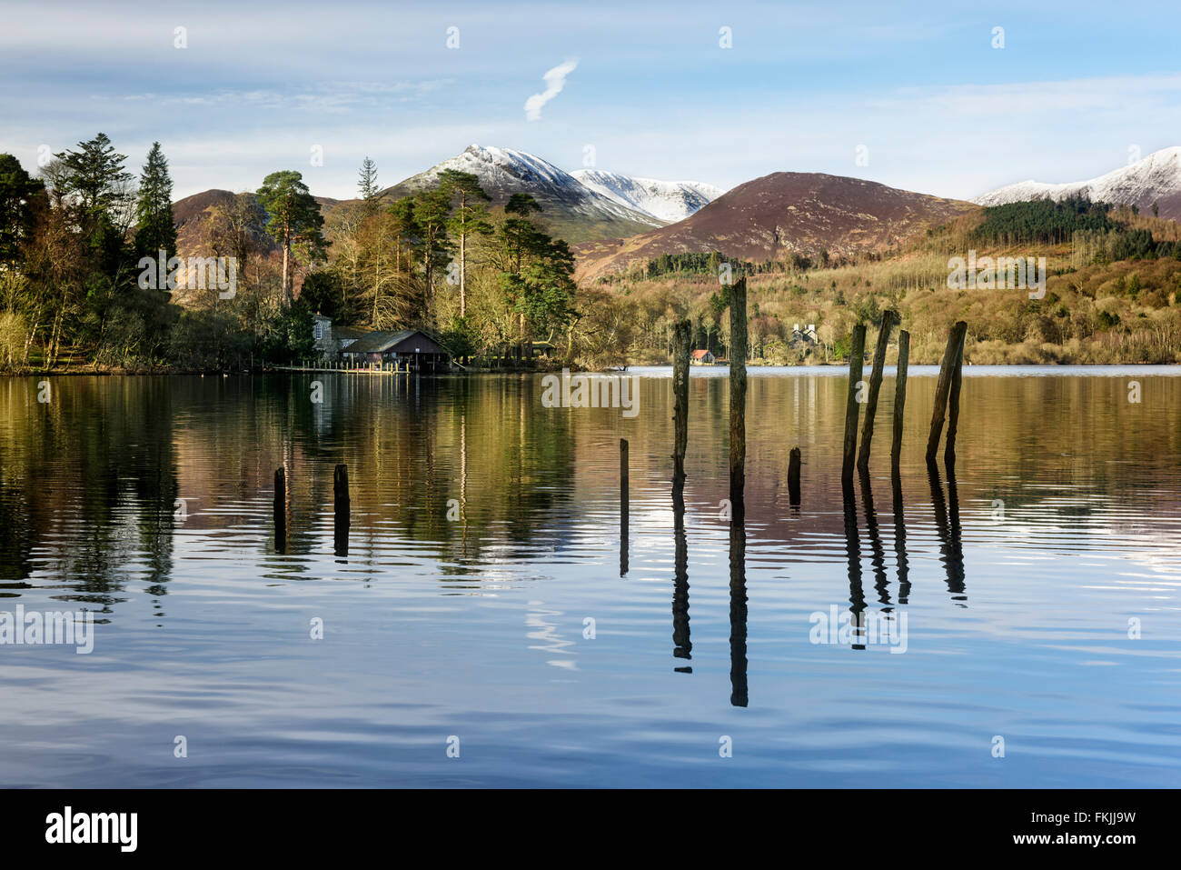 Avis de Derwent Water de Lakeside, Keswick Banque D'Images