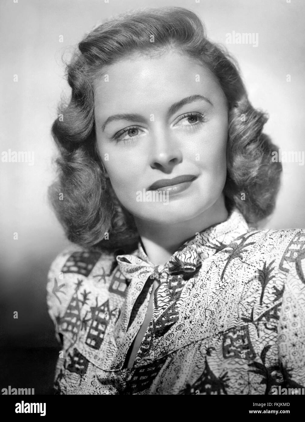 Portrait de Donna Reed Banque D'Images