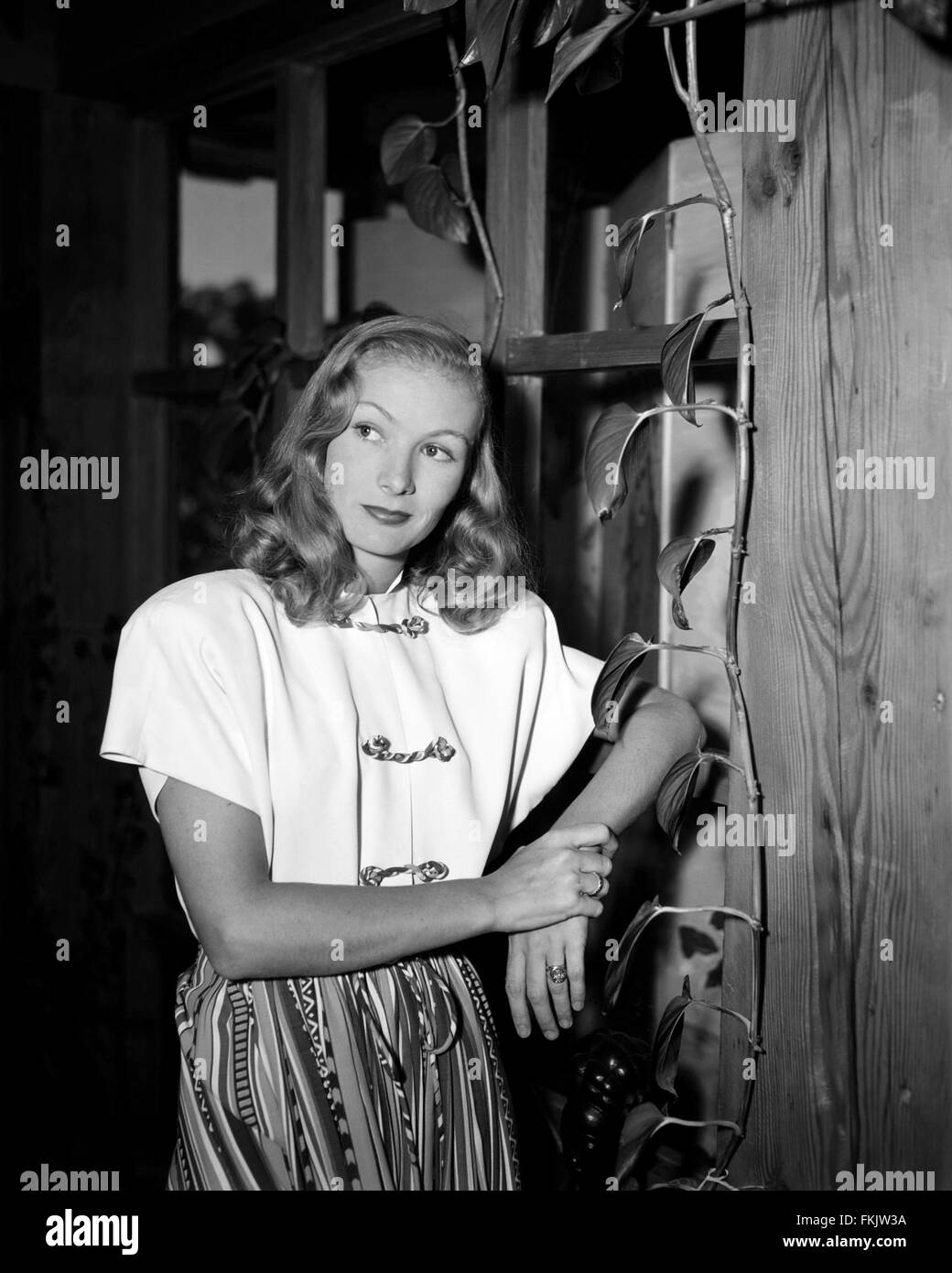 Portrait de Veronica Lake Banque D'Images