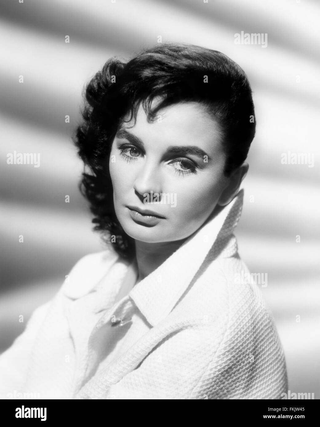 Portrait de Jean Simmons dans jusqu'à ce qu'ils naviguer Banque D'Images