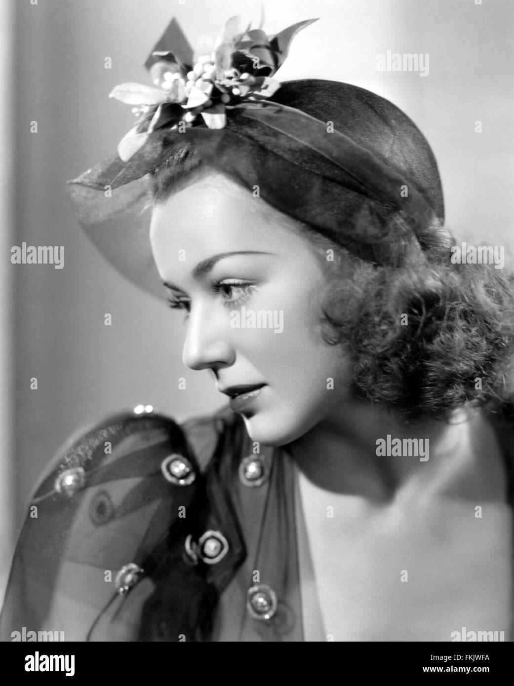 Portrait de Shirley Anne Banque D'Images