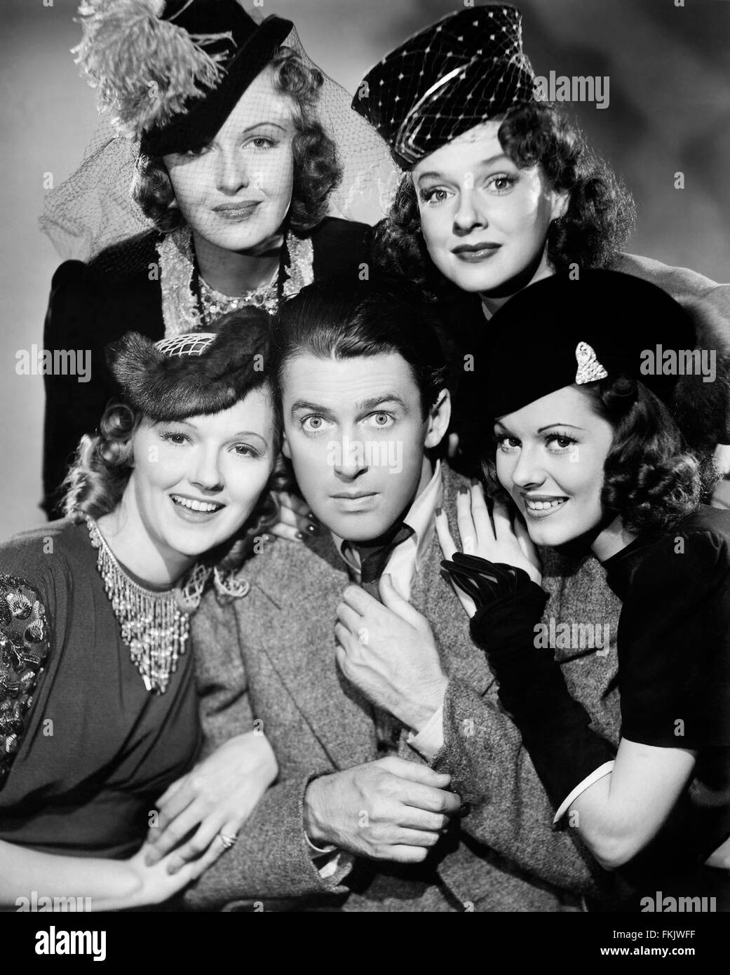 Portrait de James Stewart dans Ziegfeld Girl Banque D'Images