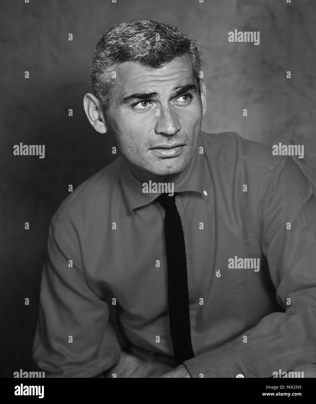 Portrait de Jeff Chandler Banque D'Images