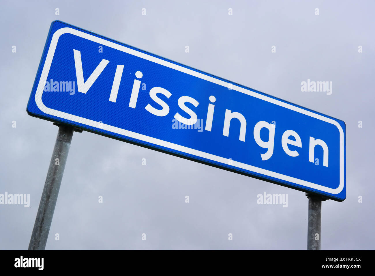 Nom de lieu signe : Vlissingen Banque D'Images