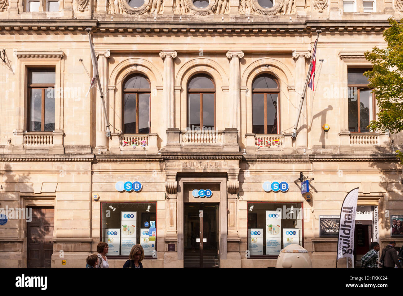 La Banque du BST dans le Guildhall à Gloucester, Gloucestershire , Angleterre , Angleterre , Royaume-Uni Banque D'Images