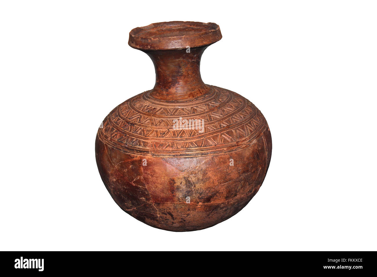 Pot de l'eau, Yoruba, début xxe siècle, Llorin, le Nigeria, l'Afrique de l'Ouest Banque D'Images