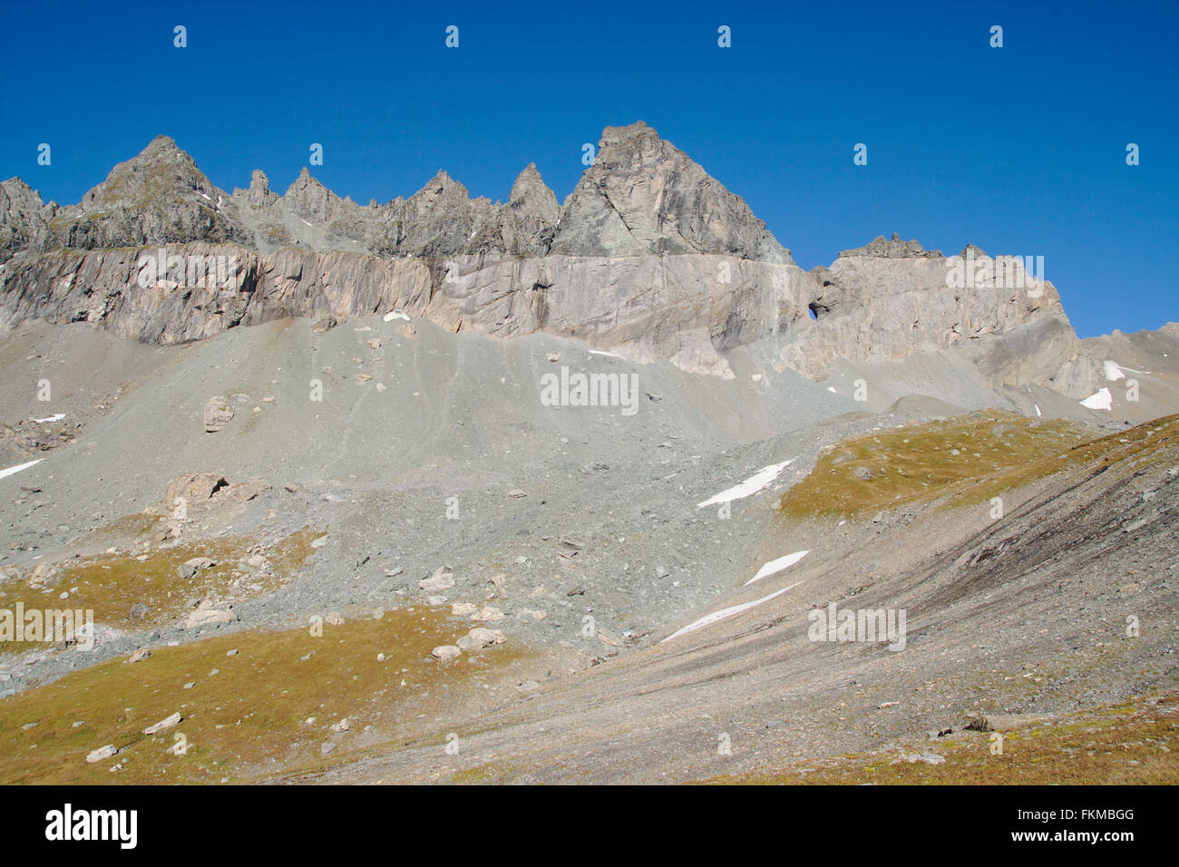 Glaris, butée, Tschingelhörner Alpes Glaronaises, Suisse Banque D'Images