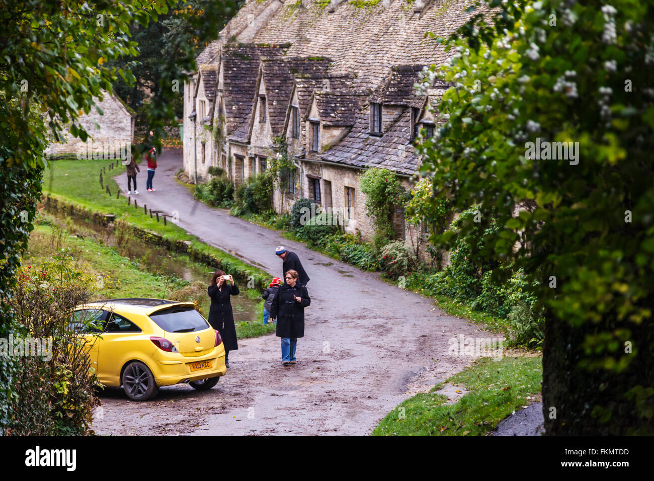 Bibury Gloucestershire, Angleterre Banque D'Images