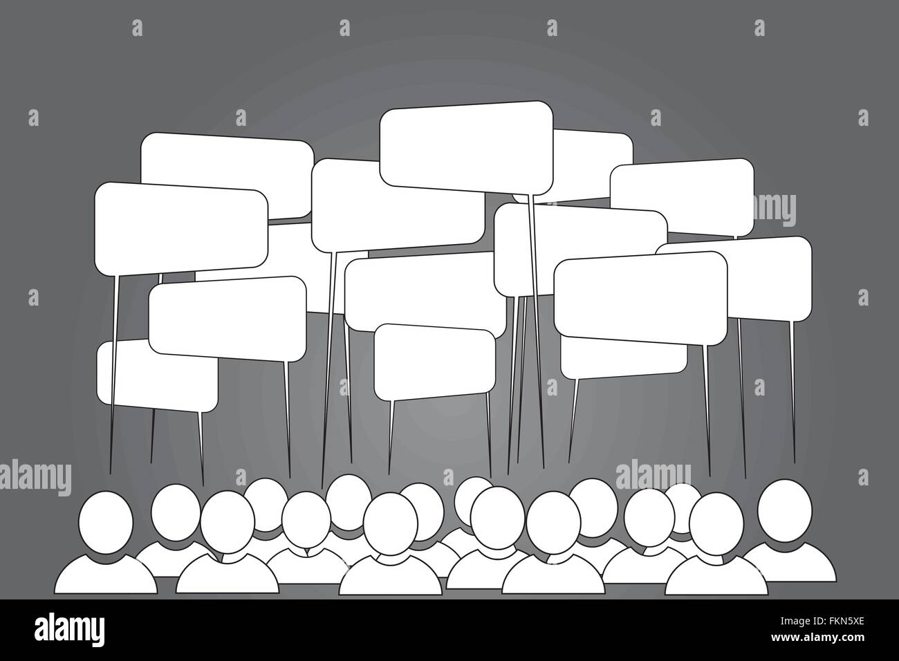 Concept communautaire - les gens parler : vector illustration Illustration de Vecteur Concept communautaire - les gens parler : vector illustration Illustration de Vecteur