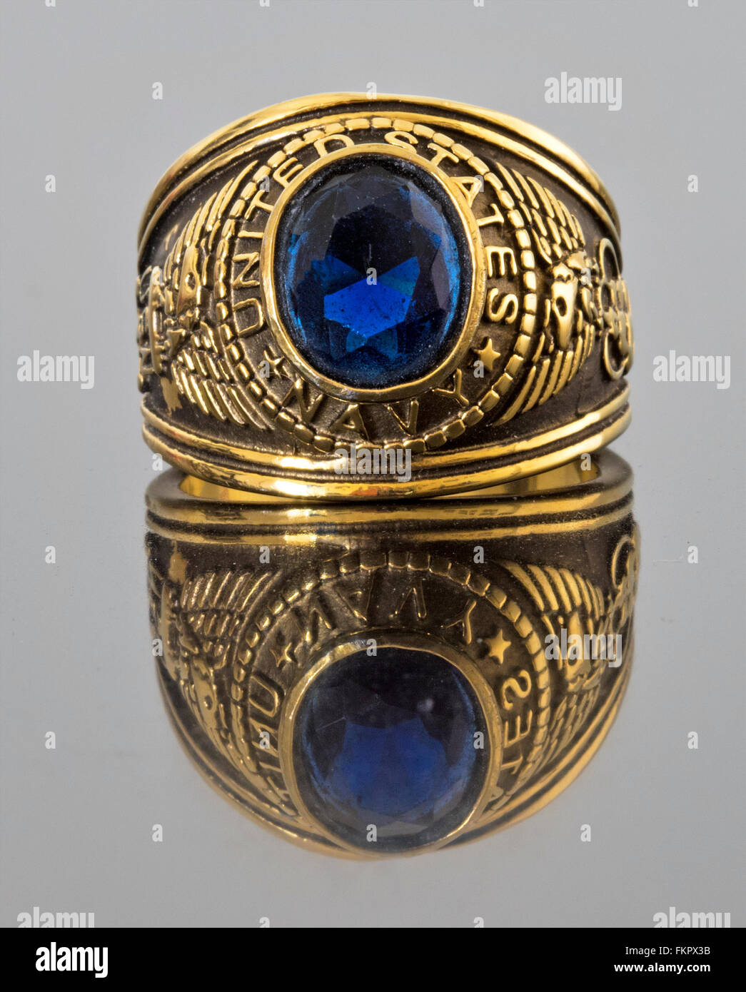 United States Navy Ring Banque D'Images