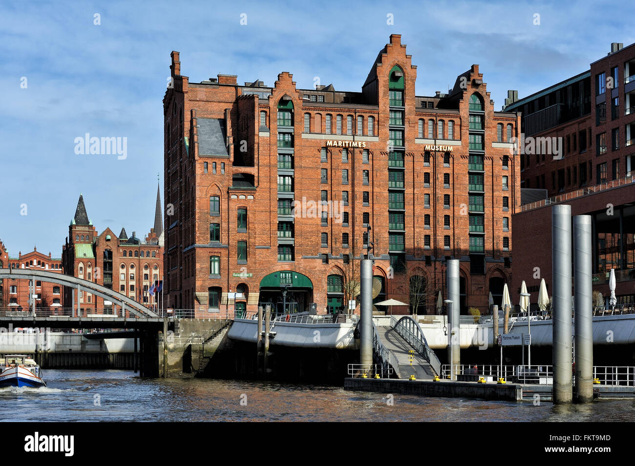 Hambourg, Allemagne - International Maritime Museum, ancien entrepôt, dans le district de Hafencity Banque D'Images