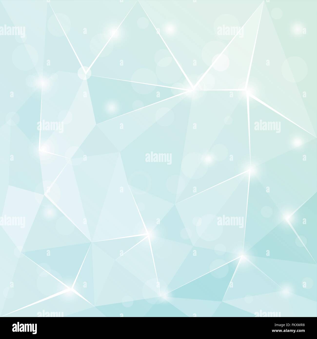 Résumé fond turquoise facette géométriques polygonales wallpaper illustration Illustration de Vecteur