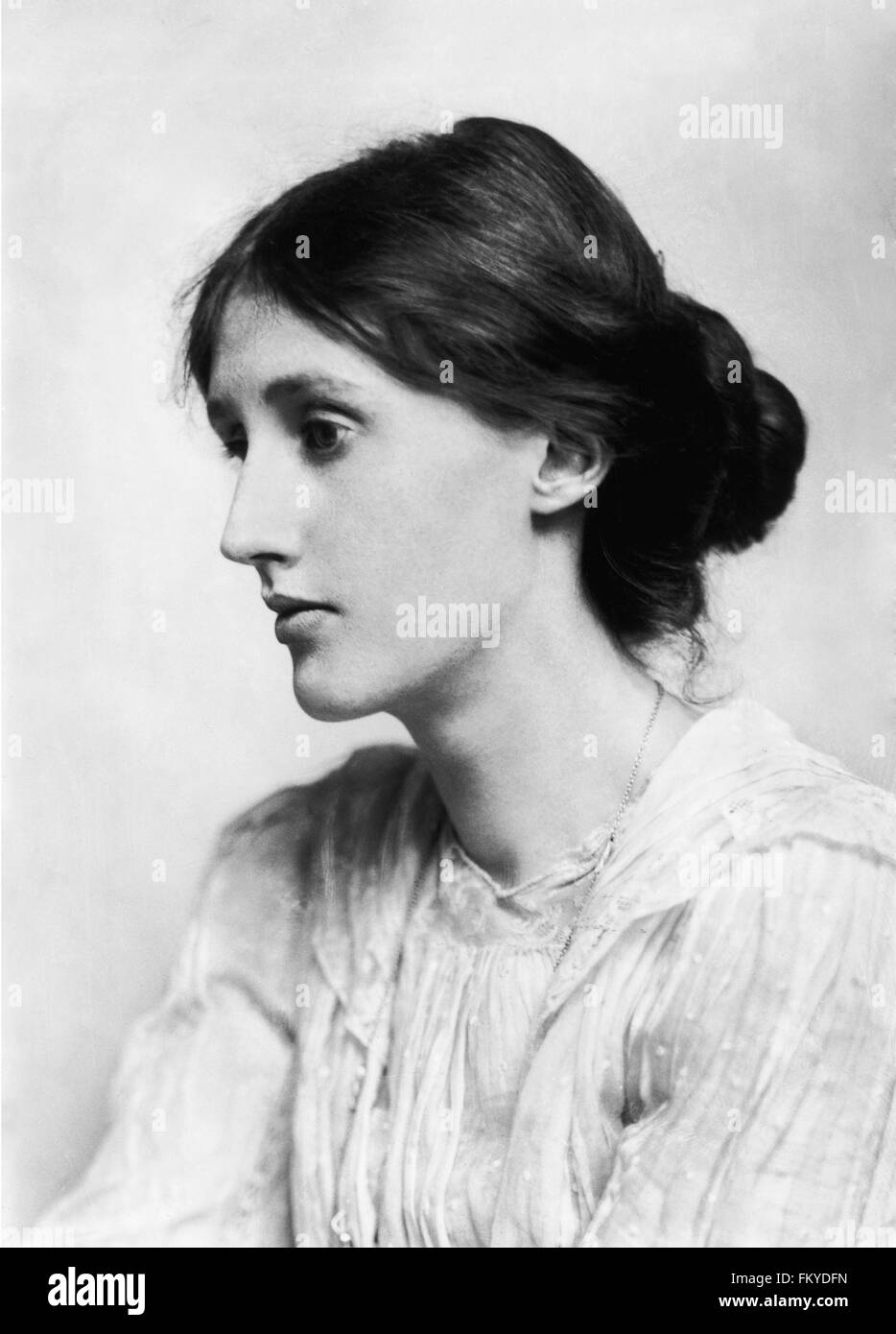 Virginia Woolf. Portrait de l'écrivain anglais, Virginia Woolf, par George Charles Beresford, 1902 Banque D'Images