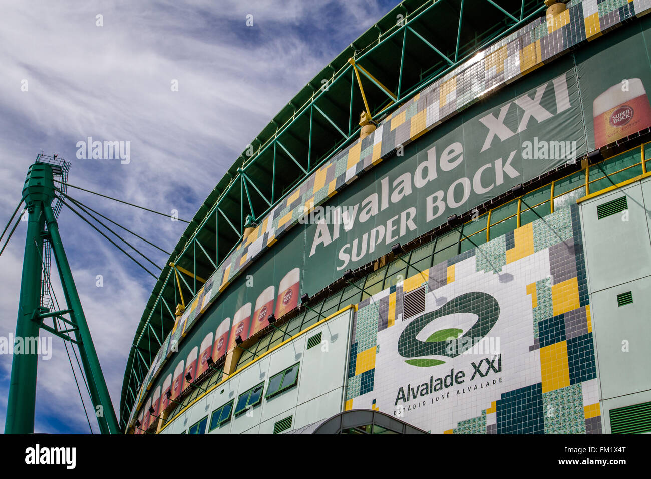 L'Estadio Jose Alvalade XXI, du stade de football du Sporting Clube de Portgual (Sporting Lisbonne) à Lisbonne, Portugal Banque D'Images