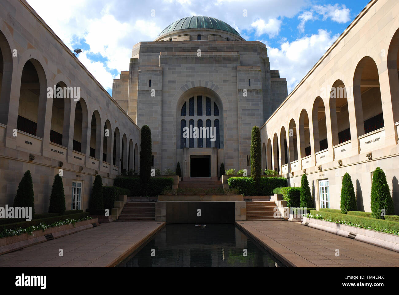 Le Mémorial Australien de la guerre à Canberra Banque D'Images