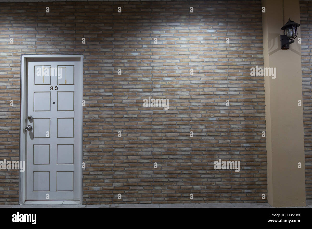 Modèle de mur et de porte Banque D'Images