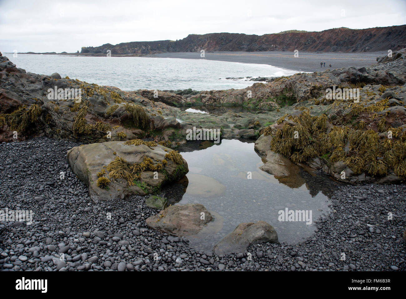 Un grand paysage d'un cadre rural à l'Islande. Banque D'Images