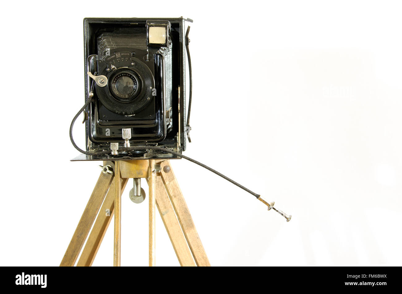 L'Ernemann HEAG JE plaque rabattable (9x12cm) appareil photo de 1912 Photo  Stock - Alamy