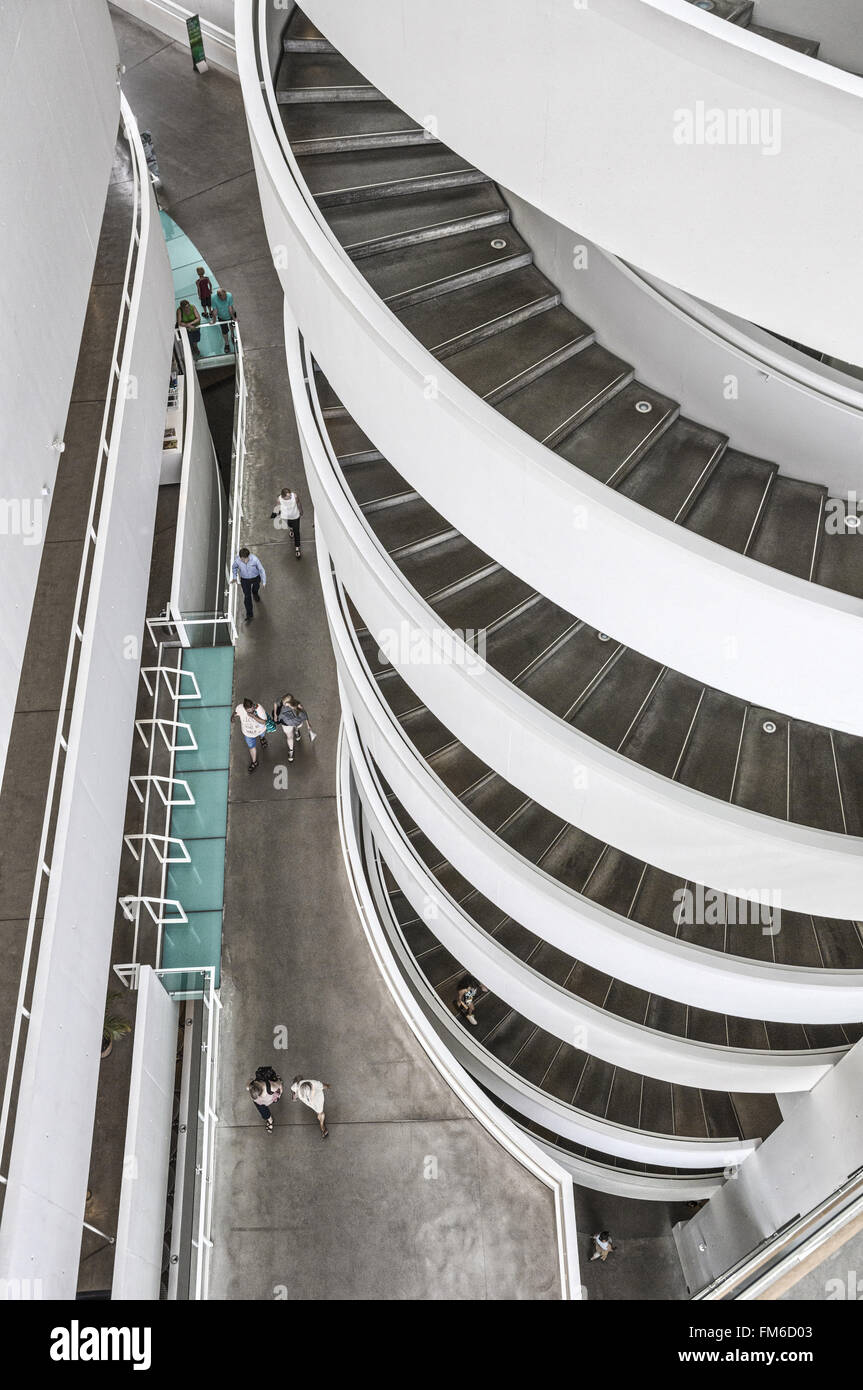 Musée d'art d'Aarhus ARoS à Aarhus, conçu par Schmidt hammer lassen architects. Banque D'Images