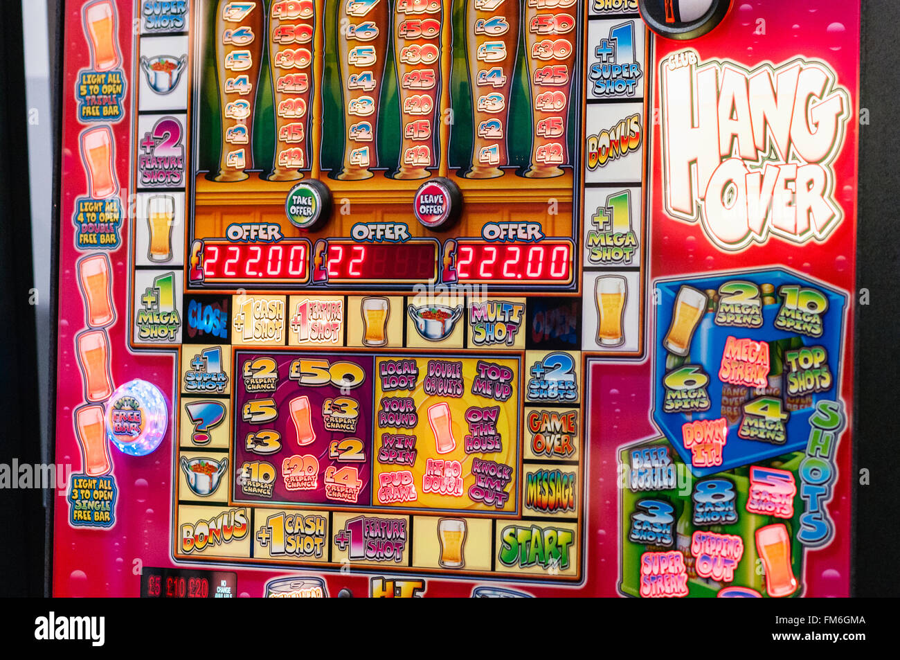 Machine à sous jackpot jeu Banque D'Images