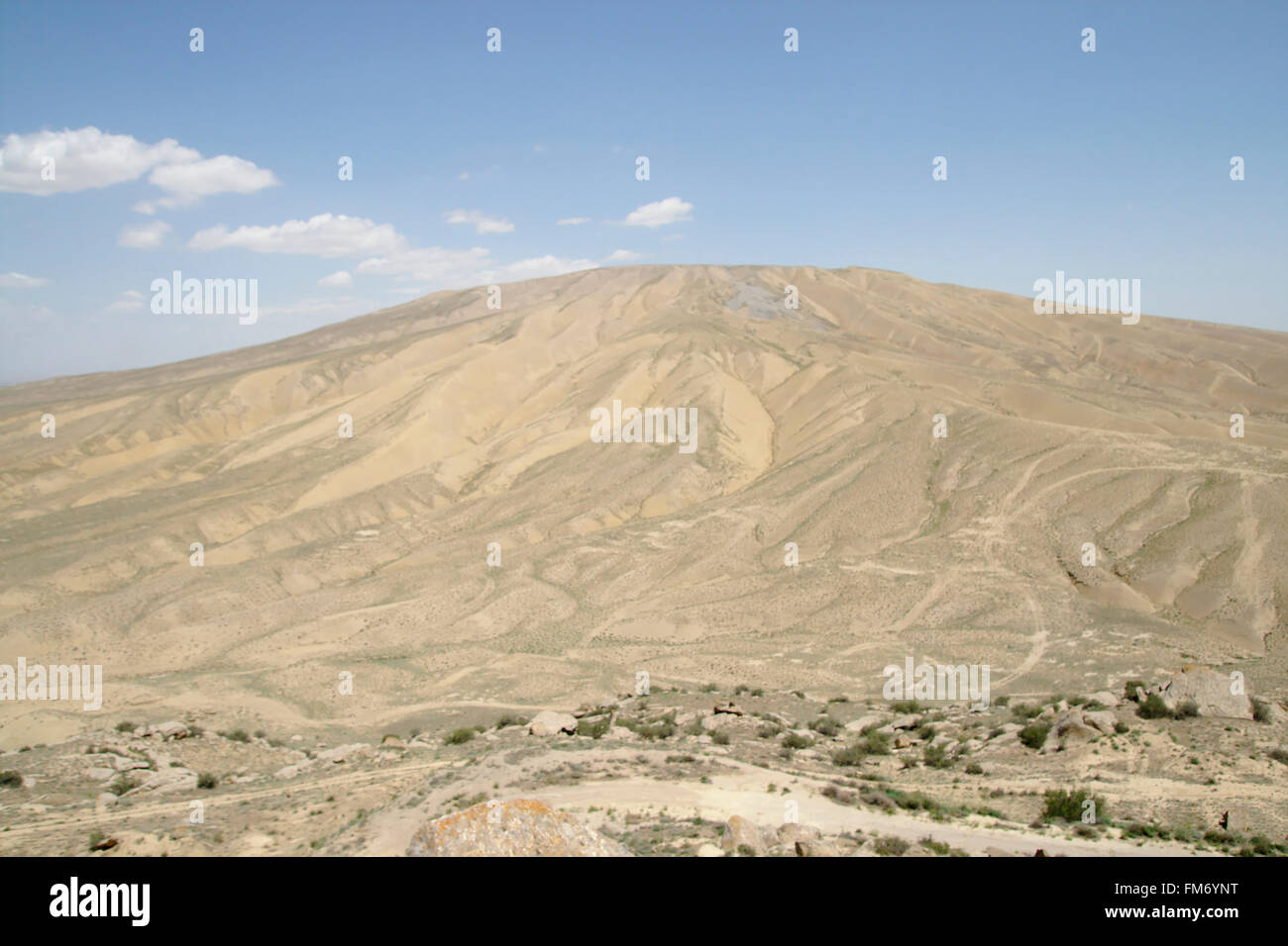 Volcan de boue, Qubustan, Azerbaïdjan Banque D'Images