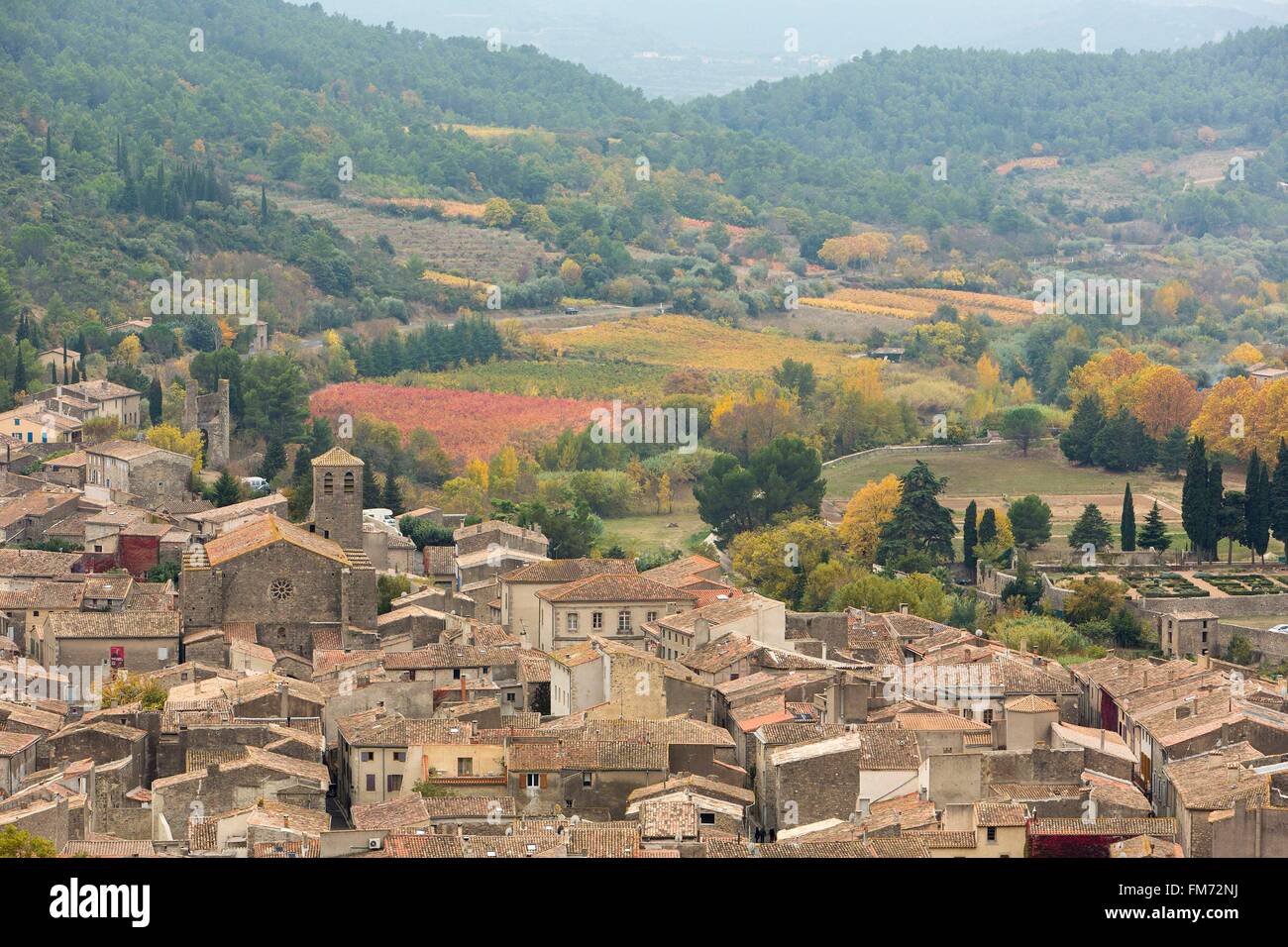 La France, l'Aude, Pays Cathare, Lagrasse étiqueté Les Plus Beaux
