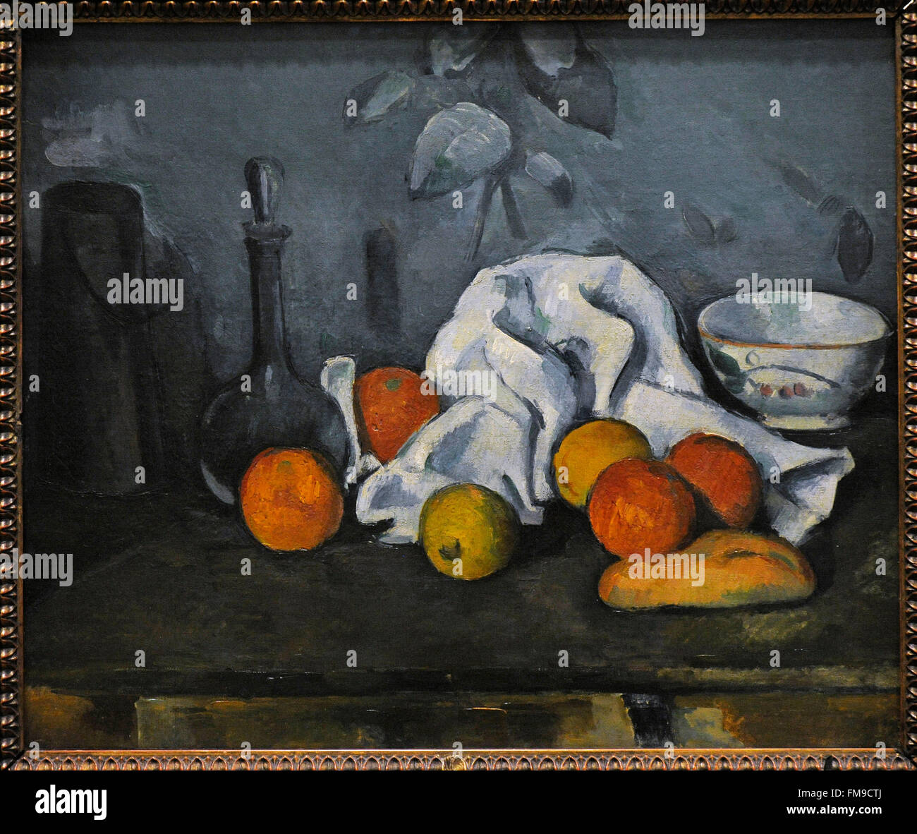 Paul Cézanne (1839-1906). Le peintre français. Les fruits, ca. 1879. Huile sur toile. Le Musée de l'Ermitage. Saint Petersburg. La Russie. Banque D'Images