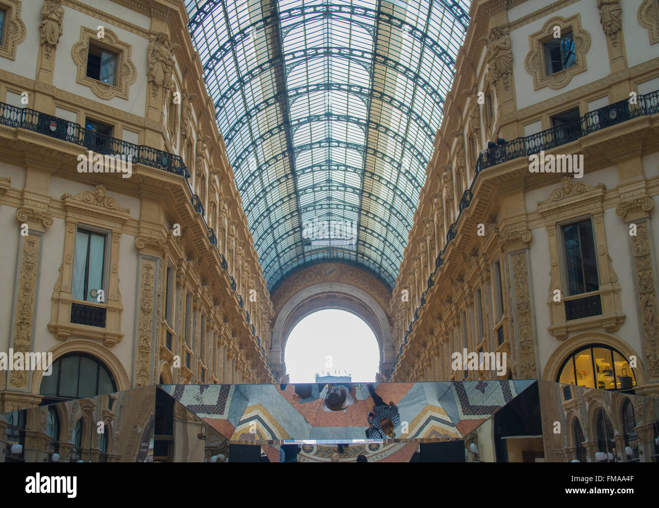 Galleria à Milan Italie Banque D'Images