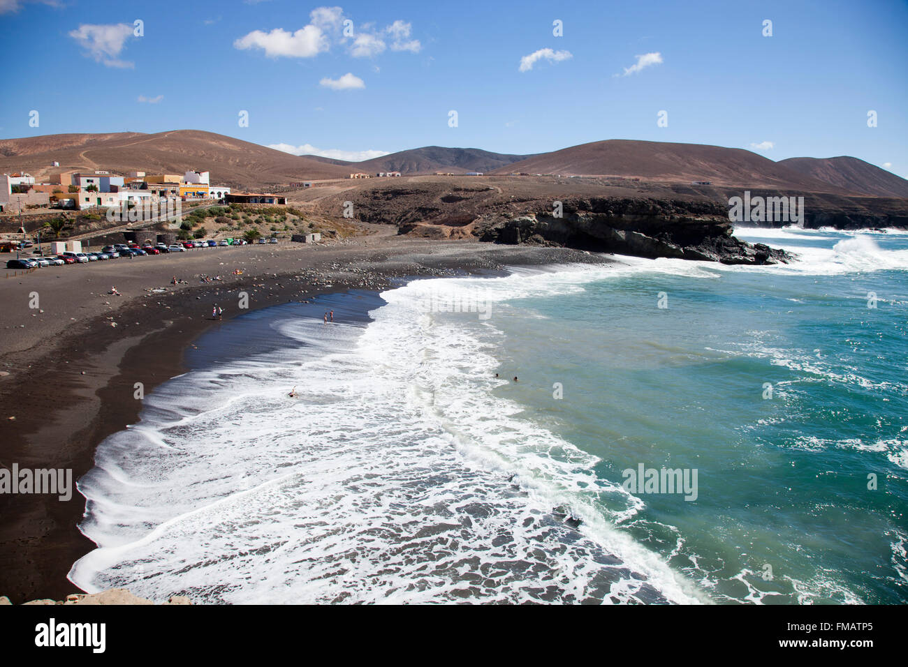Ajuy, village de l'île de Fuerteventura, archipel des Canaries, l'Espagne, l'Europe Banque D'Images