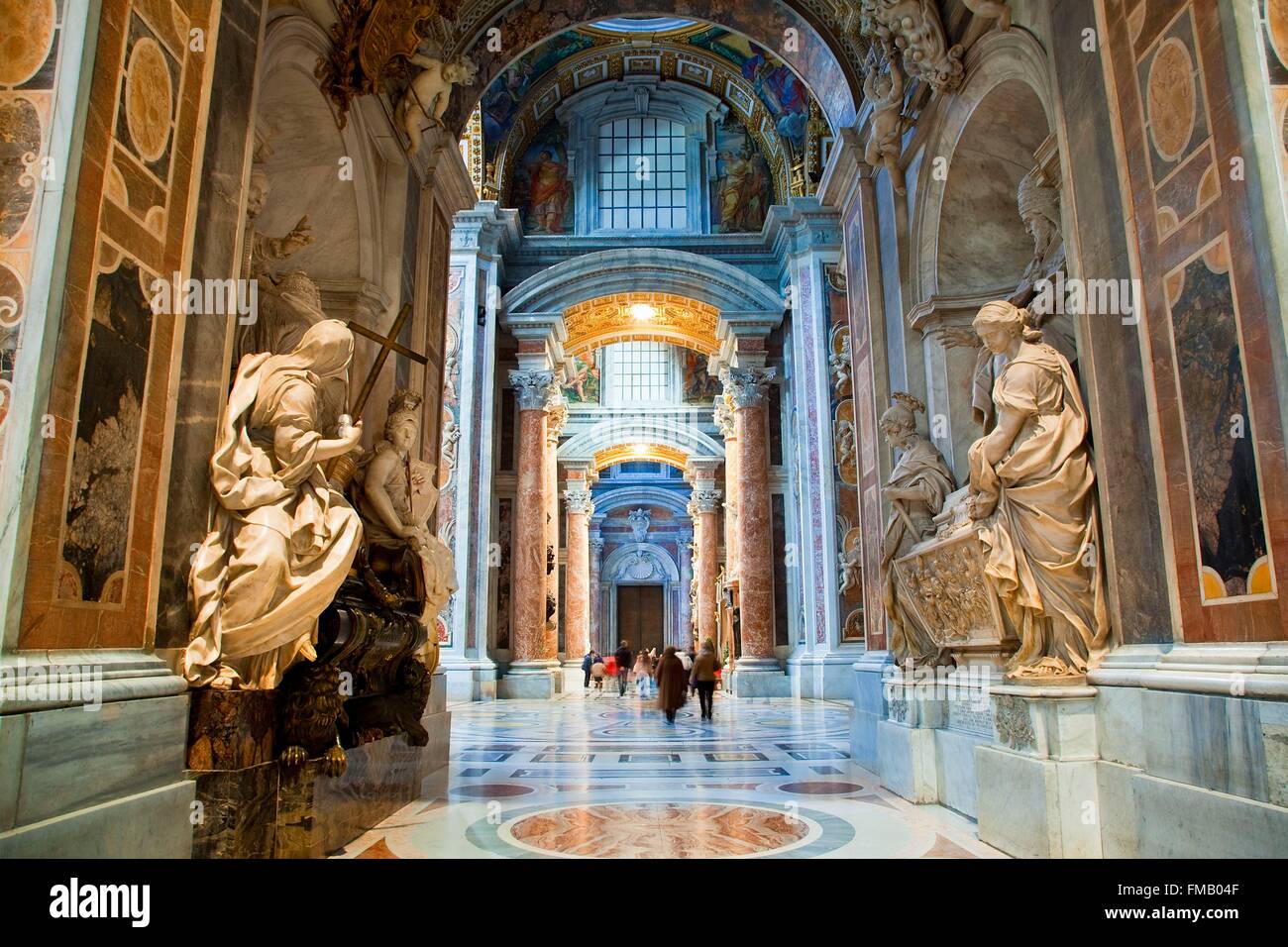 L'Italie, Lazio, Rome, centre historique classé au Patrimoine Mondial par l'UNESCO, Cité du Vatican ville classée au Patrimoine Mondial par l'UNESCO, le Banque D'Images