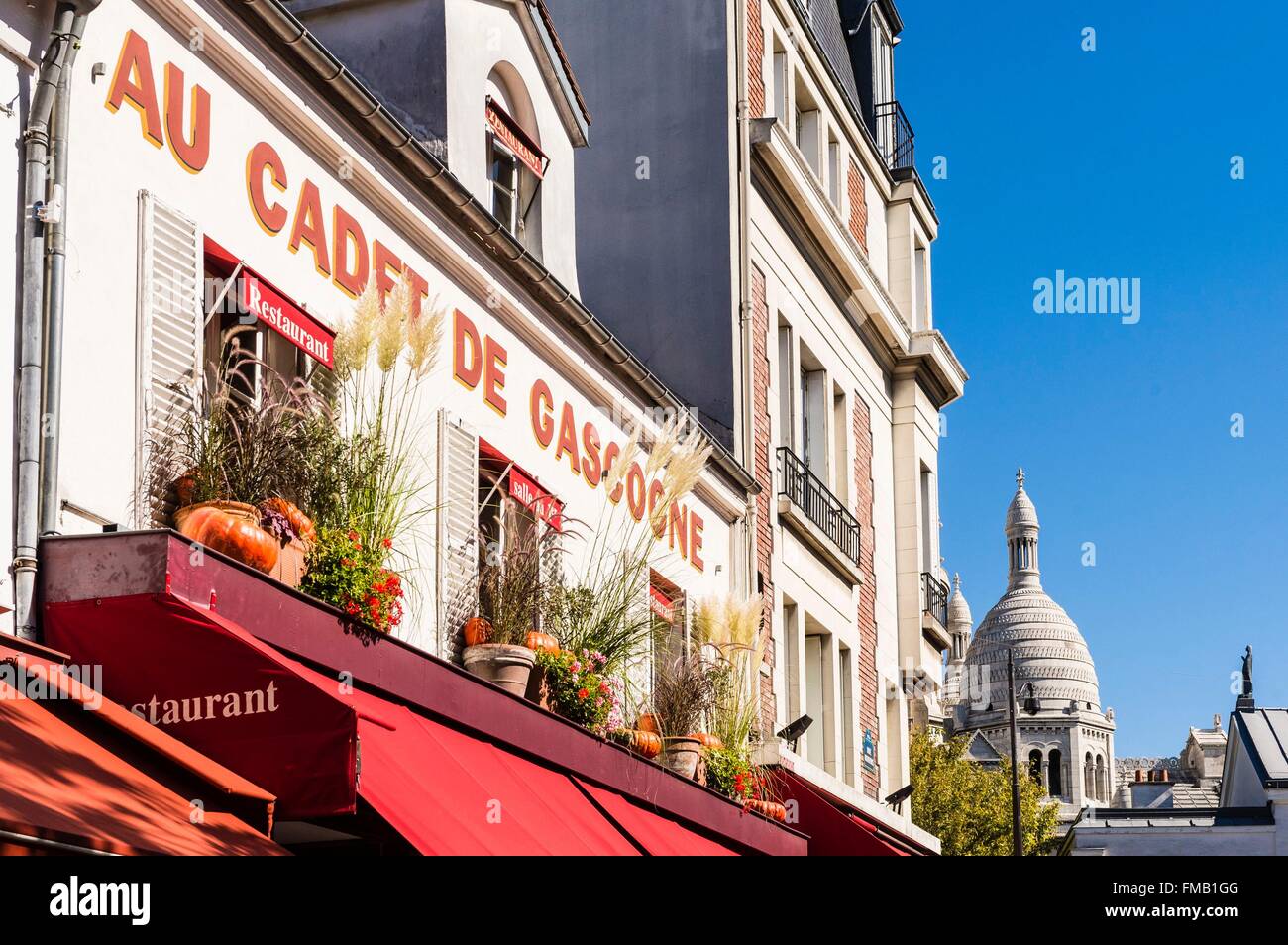 France, Paris, Montmartre, Place du Tertre Banque D'Images