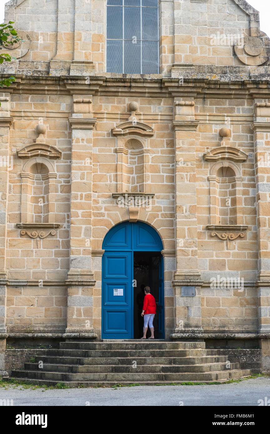La France, Finistère, Quimperlé, ancien couvent des Ursulines du 17e siècle Banque D'Images