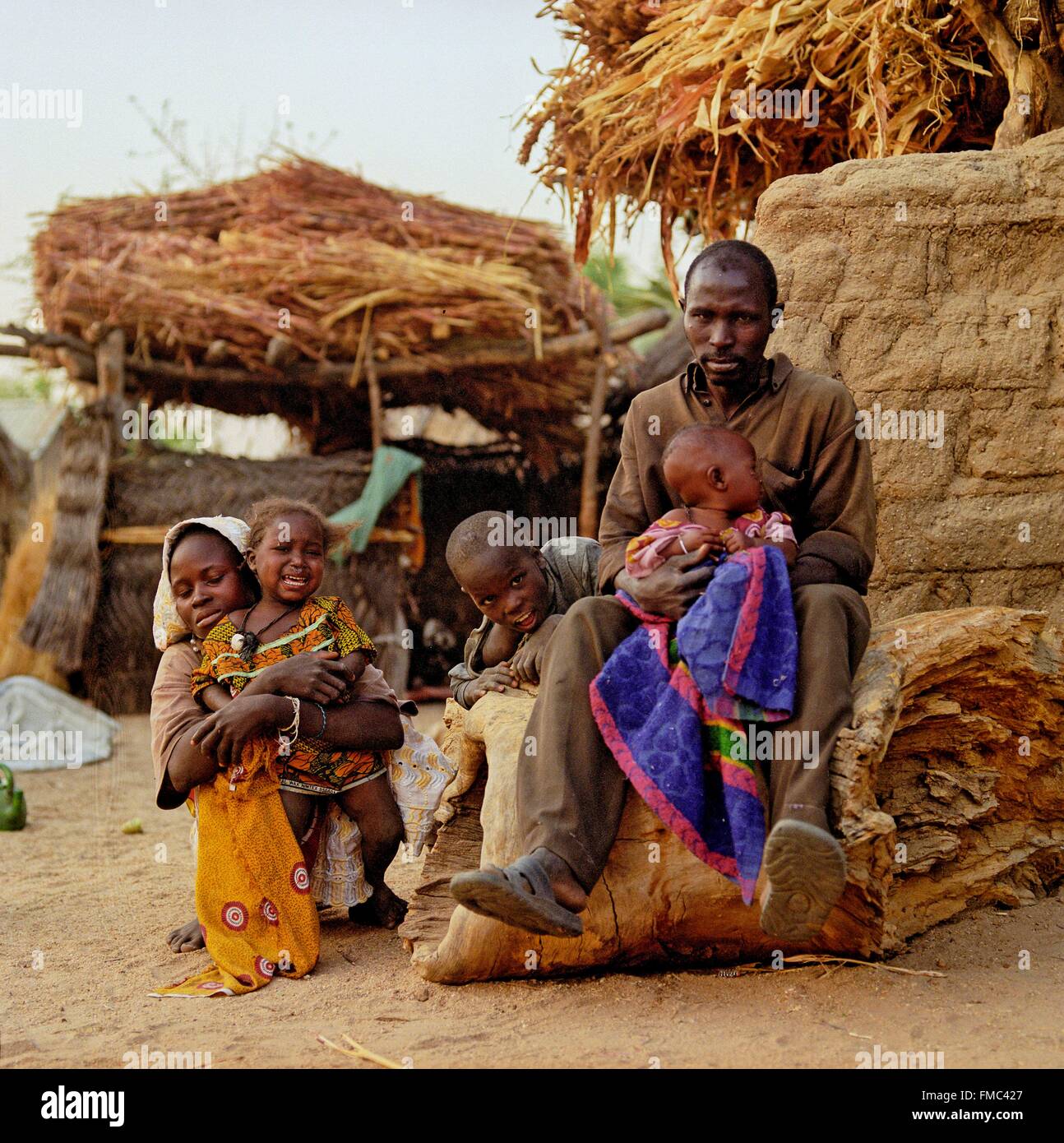 Cameroun, loin au nord, Aissa Harde Banque D'Images