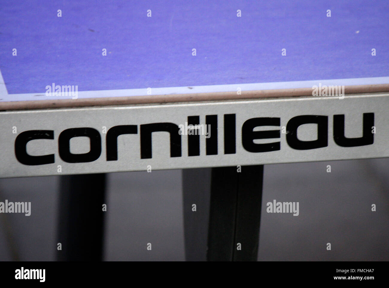 Markenname : 'Cornilleau", Berlin. Banque D'Images