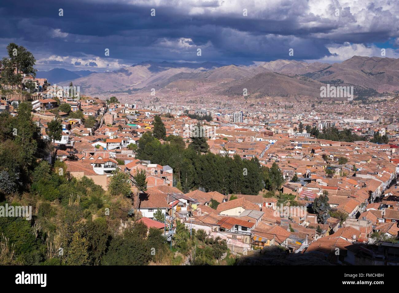 Pérou, Cusco, Cusco, province inscrite au Patrimoine Mondial de l'UNESCO, le centre historique Banque D'Images