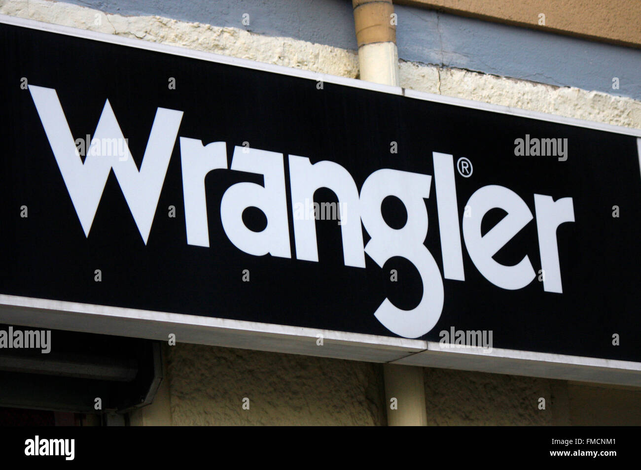 Markenname : 'Wrangler", Berlin . Banque D'Images