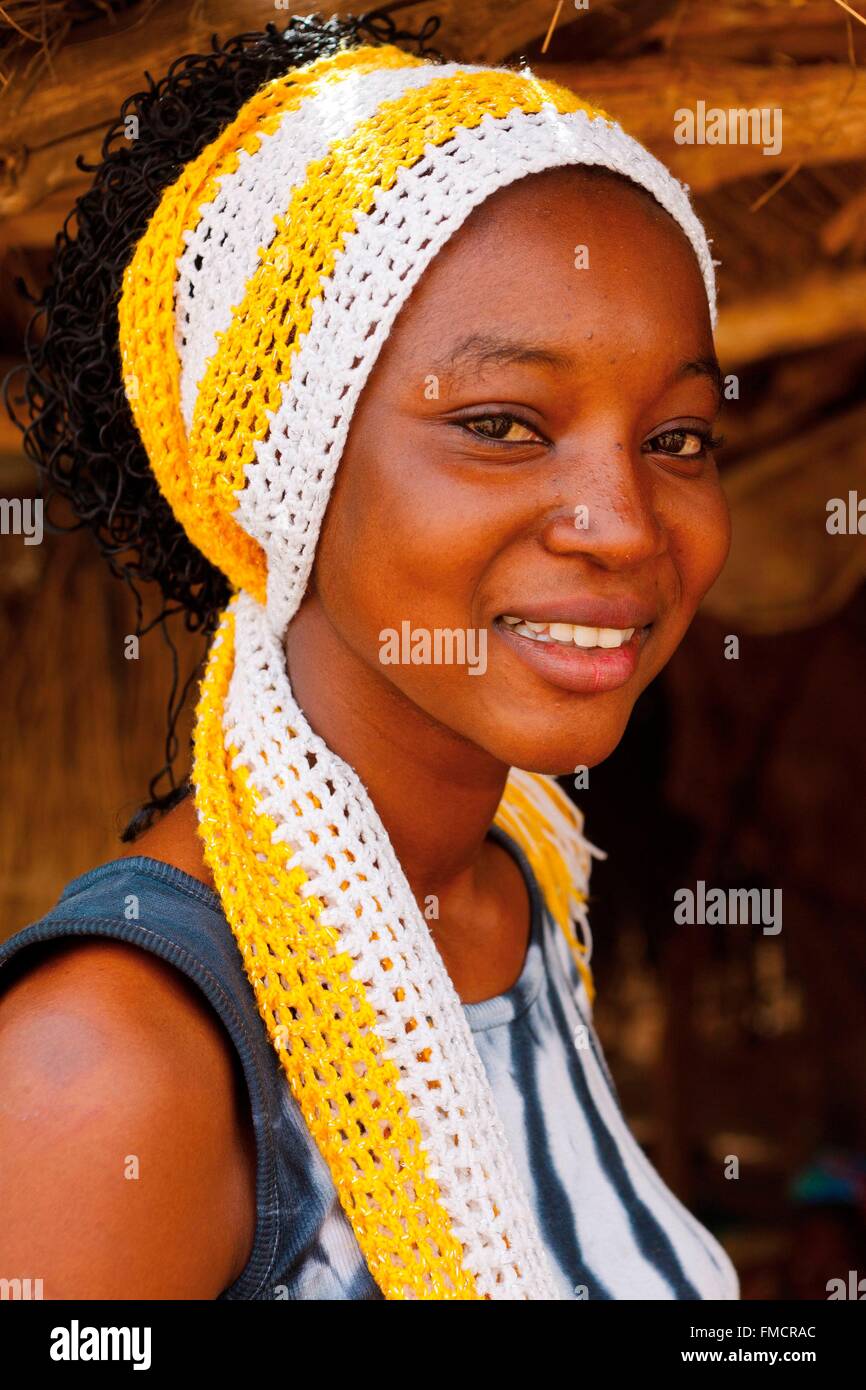 Sénégal, Sahel, région de Ferlo, Widou Thiengoly, la femme sénégalaise de la région de Ferlo Banque D'Images