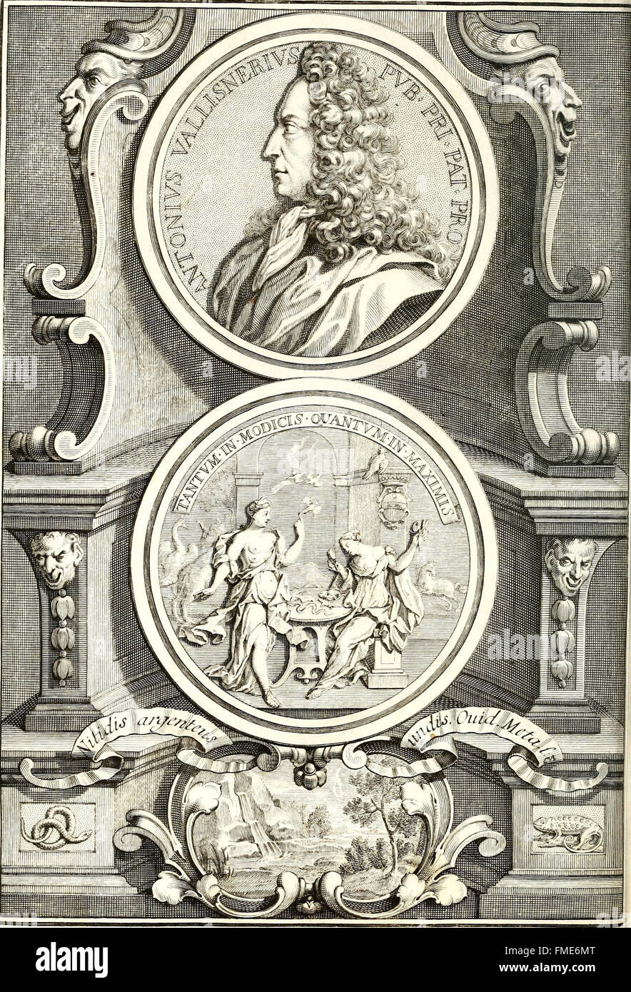 Lezione accademica et autour de l'origine delle fontane - con le annotazioni par chiarezza maggiore la croissance (1726) Banque D'Images