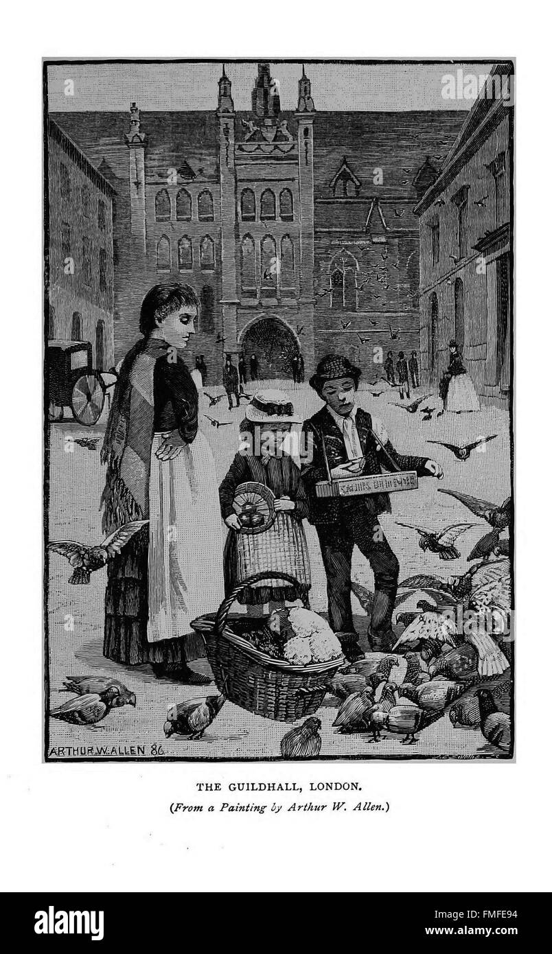 Cette plaque dans 'les plaisirs d'un pigeon-Fancier' représente les joies et les subtilités de l'élevage de pigeons, mettant en évidence diverses races et leurs soins dans ce passe-temps populaire. Banque D'Images