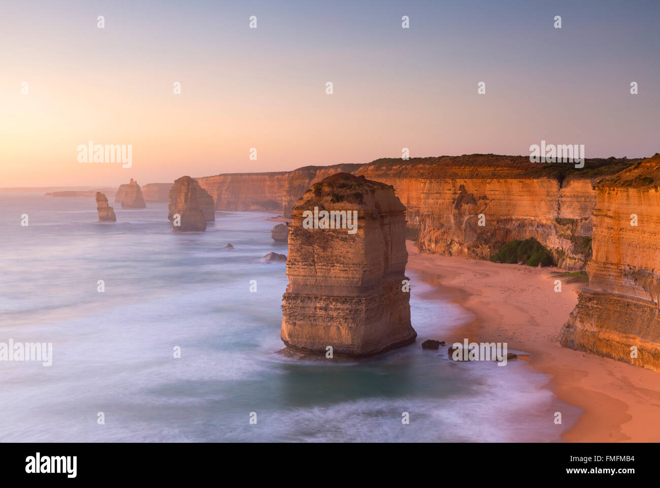 Douze Apôtres, Port Campbell National Park, Great Ocean Road, Victoria, Australie Banque D'Images