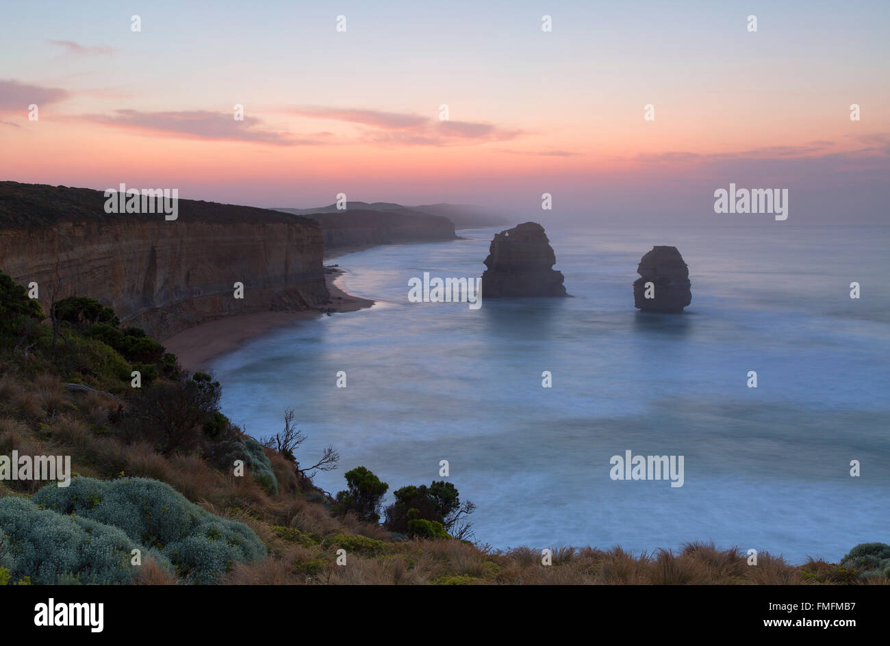 Douze Apôtres, Port Campbell National Park, Great Ocean Road, Victoria, Australie Banque D'Images