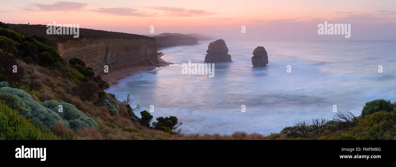 Douze Apôtres, Port Campbell National Park, Great Ocean Road, Victoria, Australie Banque D'Images