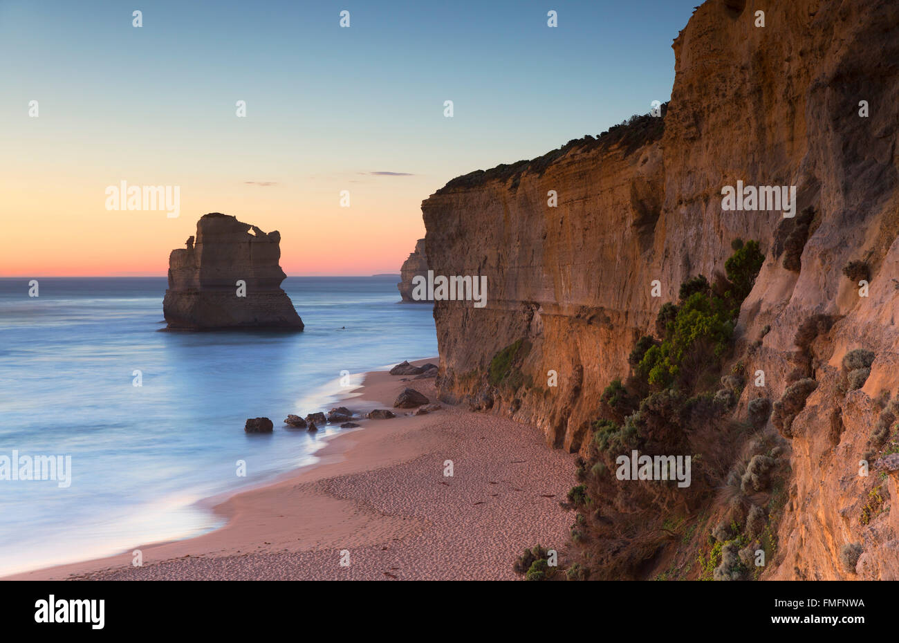 Des piles de douze apôtres au Gibson Étapes, Port Campbell National Park, Great Ocean Road, Victoria, Australie Banque D'Images