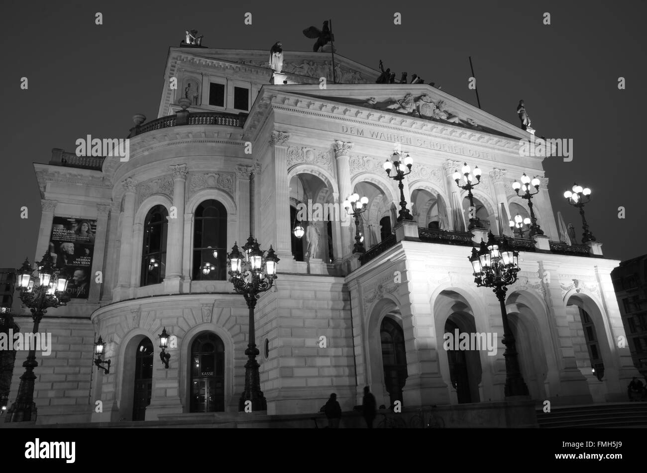 Alte Oper de Francfort Banque D'Images