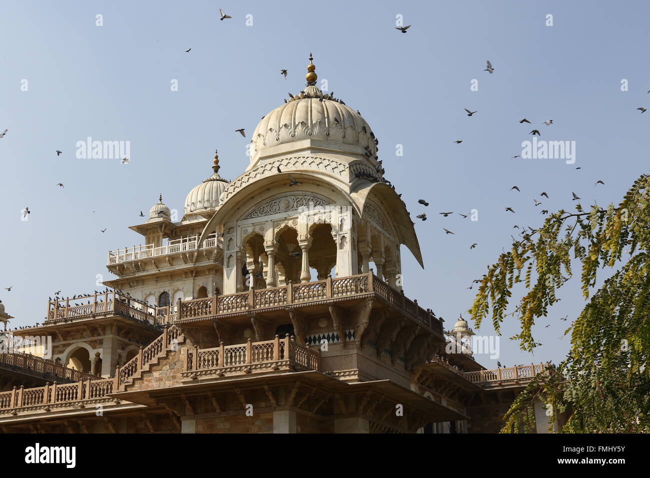 L'Inde 14 février 2016. Central Museum (Albert Hall Museum) à Jaipur, Rajasthan. Photo de Palash Khan Banque D'Images