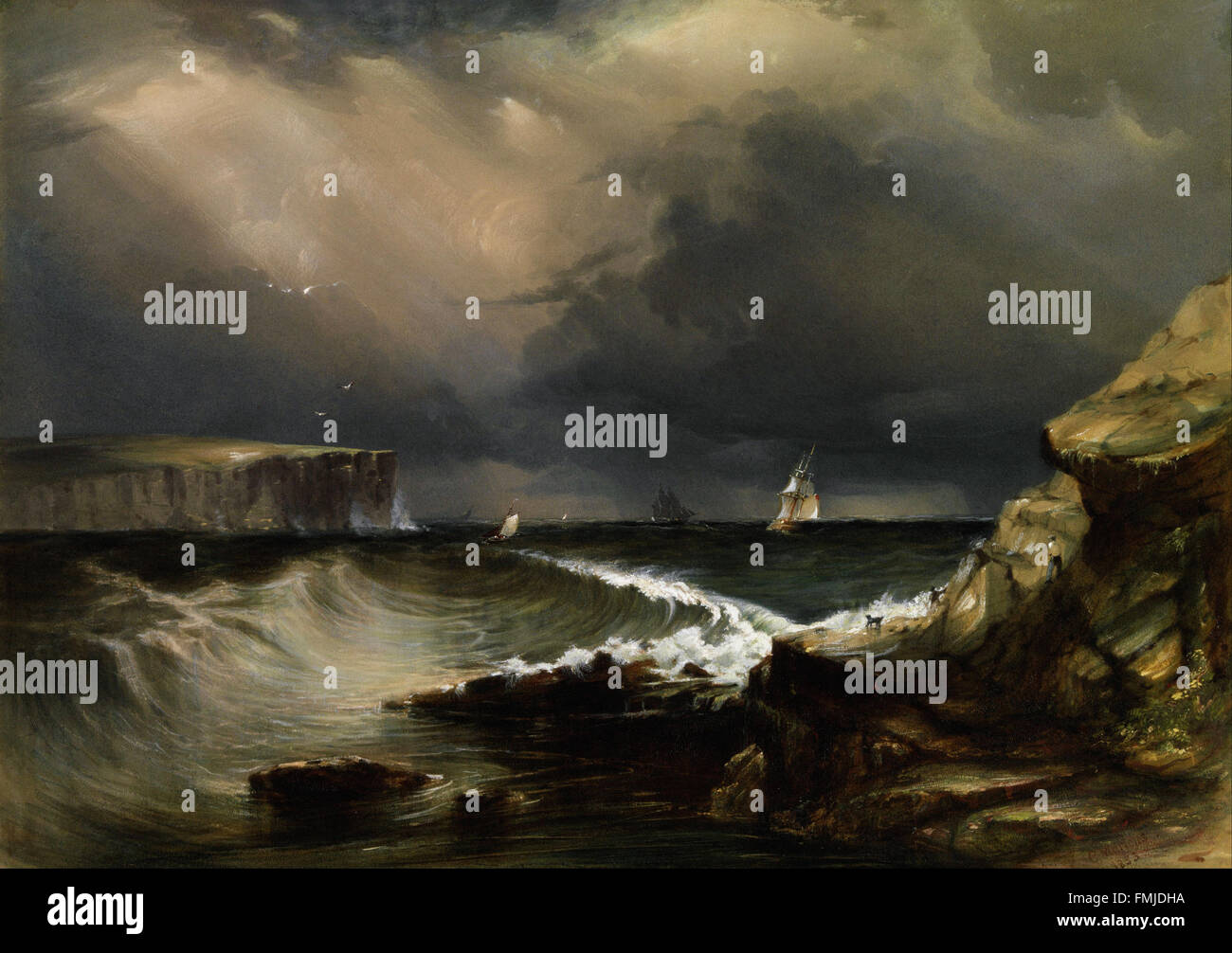 Conrad Martens - Voir des têtes, Port Jackson Banque D'Images