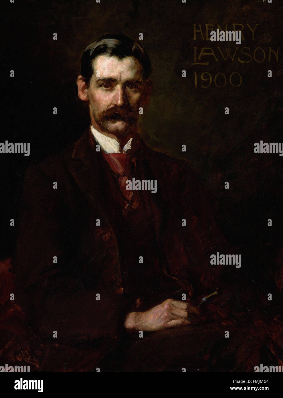 John Longstaff - Henry Lawson Banque D'Images