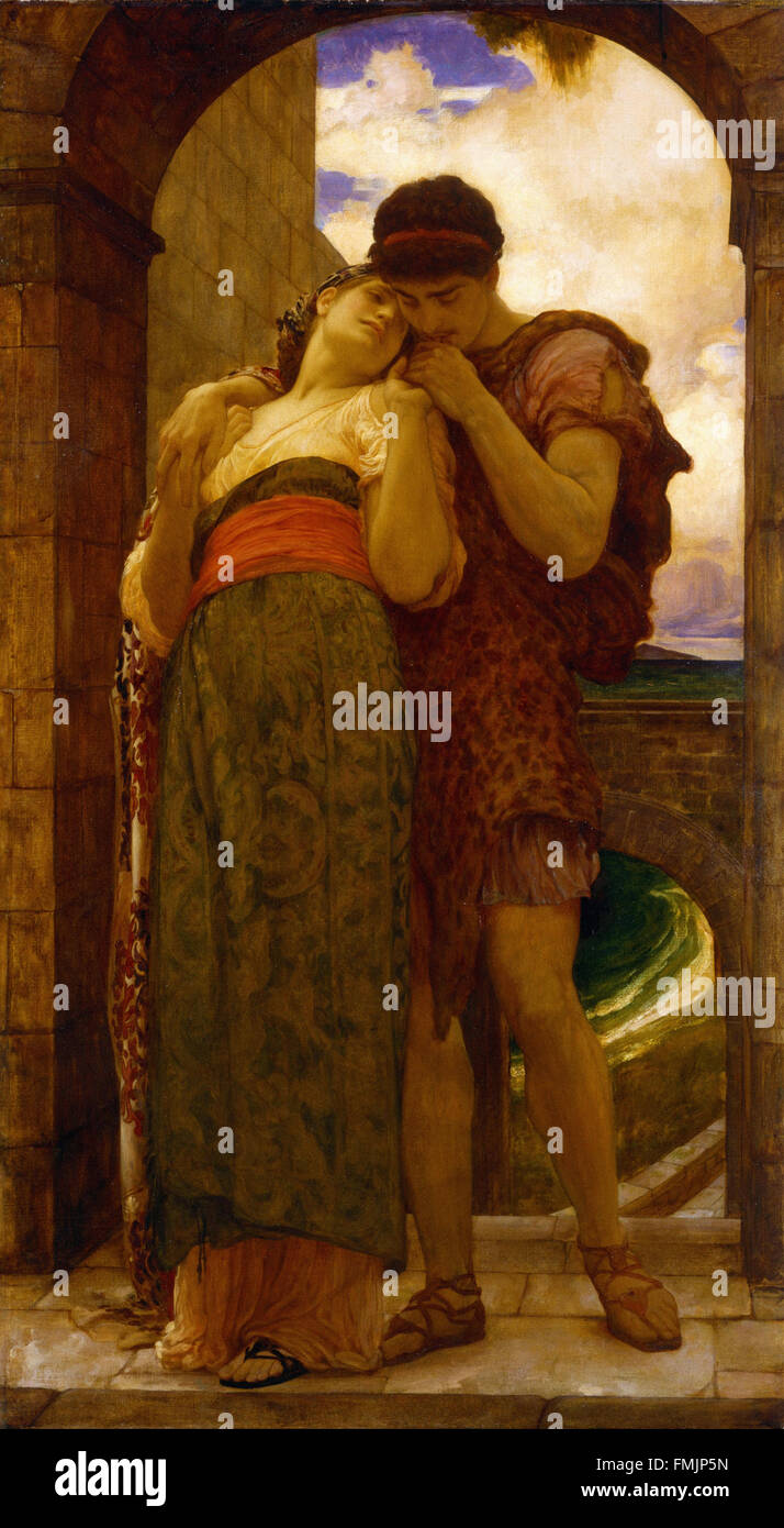 Lord Frederic Leighton - Attaché Banque D'Images