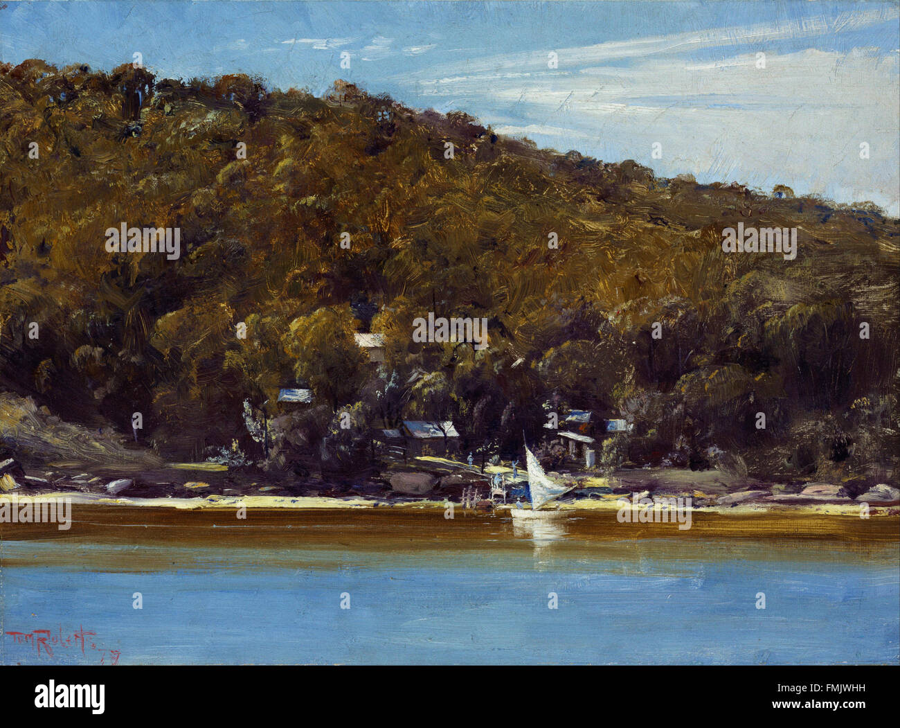 Tom Roberts - le camp, Sirius Cove Banque D'Images